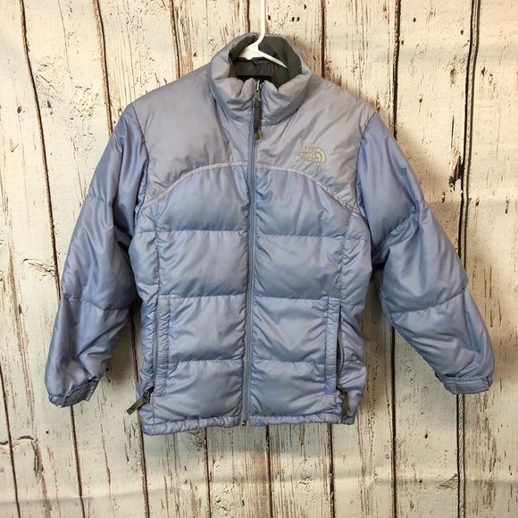 The North Face Other - North Face Kids Girls Large Baby Blue Puffer Coat